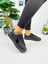 Günlük Kadın Sneaker Bağcıklı Yıldız Detaylı Tırtıklı Taban Oval Burunlu Rahat Spor Ayakkabı 602 4