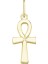 Altın Ankh Charm Kolye Ucu 1