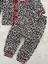 Leopar Desenli Düğmeli Kız Bebek/çocuk Pijama Ikili Takım 3