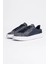 Erkek Pebble Grain Court Sneaker - Lacivert 1