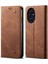 Honor 200 5g Kılıf Cüzdan Deri Telefon Kapağı Kot Kumaş Dokusu Anti-Parmak Izi (Yurt Dışından) 1