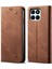 Honor X8B 4g Koleksiyon Deri Folio Cüzdan Telefon Kapağı Kot Bez Dokusu (Yurt Dışından) 1