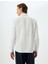 Slim Fit Gömlek Uzun Kollu Yarım Italyan Yaka Pamuklu 4