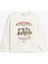 Oversize Sweatshirt Hayvanlar Baskılı Uzun Kollu Bisiklet Yaka Şardonlu 1