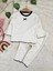 Puantiyeli %100 Pamuk Esnek 2 Ip Mevsimlik Kız Bebek/çocuk Pijama Takım 1