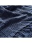 Solıd Çift Kişilik Tencel - Cotton Tencel Pamuk Pike 200x220 Cm Lacivert 2