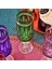 Zaraif 180 ml Kristal 1 Adet Kadeh Bardak Takımı (Yeşil) 2