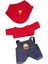 Şapkalı Oyuncak Bebek Giysileri, Sevimli Sağlam Moda Bebek Giydirme, 17CM Kolyeli Bebek Için Oyuncak Bebek Giysileri (Yurt Dışından) 1