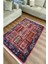 Renkli Klasik Desenli Yıkanabilir Kaymaz Salon Halısı, Koridor ve Mutfak Halısı Kilim 66 5