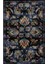 Mars 58 Modern Stil Siyah Halı ve Kilim Salon Halısı Saçaklı Yıkanabilen Halı 1
