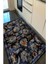 Mars 58 Modern Stil Siyah Halı ve Kilim Salon Halısı Saçaklı Yıkanabilen Halı 2