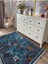 Mars 52 Modern Stil Kreatif Lacivert Halı ve Kilim Salon Halısı Yıkanabilen Dekoratif Halı 2