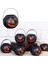 Halloween Cadılar Bayramı Balkabağı Mumluk Tekli 10 cm Siyah 1