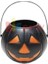 Halloween Cadılar Bayramı Balkabağı Mumluk Tekli 10 cm Siyah 2