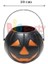 Halloween Cadılar Bayramı Balkabağı Mumluk Tekli 10 cm Siyah 3