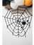 Halloween Cadılar Bayramı Örümcek Ağı Siyah Yumuşak Esnek Floş Malzemeden 150*150CM 2