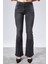 Cedy Denım Kadın 5 Cep Düşük Bel Ispanyol Paça Skinnyfit Esnek Jean Pantolon C619 2