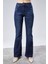 Cedy Denım Kadın 5 Cep Düşük Bel Ispanyol Paça Skinnyfit Esnek Jean Pantolon C619 2