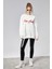 Fancy Kadın Nakışlı Sweat Ekru 4
