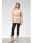 Fancy Kadın Kapşonlu Sweat Bejj 3
