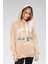 Fancy Kadın Kapşonlu Sweat Bejj 5