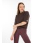 Kadın / Oversize Yuvarlak Yaka/ Kısa Kol /raw Edge/crop Sweatshirt / Eşofman Üstü 1