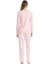 Kadın Pembe Yuvarlak Yaka Pijama Takımı 17108 3