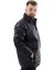 Mode Xl Erkek Büyük Beden Dik Yaka Kışlık Mont U24610 Siyah 3