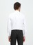 Beyaz Düz Slim Fit Dokuma Klasik Pamuk Gömlek 5