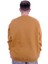 Mode Xl Büyük Beden Erkek Sweatshirt 3 Iplik Şardonlu Dıvısıon U24548 Camel 4