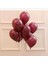 Bordo Renk Lateks Balon 10 Lu 1