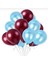 10'lu Metalik Bordo-Mavi Balon Trabzon Spor Balon Seti 1