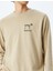 Bisiklet Yaka Pamuklu Hayvan Baskılı Sweatshirt 5