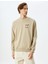 Bisiklet Yaka Pamuklu Hayvan Baskılı Sweatshirt 3