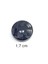 Yelek Hırka Düğmesi / Prizma Desen / Siyah 1,7 cm / KOD:2612 2