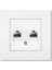 KARRE55İIkili Beyaz Data Prizi ( 2x RJ45 CAT5E) 1