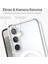 Samsung Galaxy S24 Fe Uyumlu Kılıf 3D Kamera Koruma Magsafe Şarj Özellikli Arkası Sert Kenarları Yumuşak Şeffaf Sararmaz Darbe Emici Kılıf Case 3