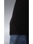 Erkek Slim Fit Siyah Dar Kesim Yarım Balıkçı Yaka Tüylenmeyen Anti-Pilling Yumuşak Dokulu Triko Kazak 4