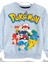 Erkek Çocuk Pokemon Pikaçu Çizgi Film Karakterli Hafif Şardonlu Sweatshirt-Eşofman Takımı 2