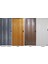 Ceviz Renkli Camsız 12 mm - En 87 cm Akordiyon Kapı 4