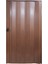 Ceviz Renkli Camsız 12 mm - En 117 cm Akordiyon Kapı 1