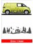 Kamp Karavan Gece Doğa Orman Sticker Araba Oto Karavan Etiket 02160 1