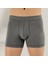 E031 Erkek Likralı Boxer Külot 6'lı Paket Koyu Gri M 1