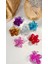6 Renk Lotus Çiçekli Mandal Toka Renkli Çiçek Model Toka 6 Adet (9 Cm) 3