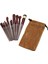 13PCS Eflatun Kadife Torbalı Makyaj Fırça Set (4886) 1