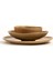 Lızbon Stoneware Çukur Tabak 23X23X5 cm Kahverengi 5