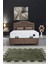 Ipek Mobilya Nima 3 Lü Set Baza + Başlık + Yatak Tek Kişilik Sütlü Kahve 2180A 100X200 1