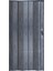 Antrasit Renkli Camsız 12 mm - En 102 cm Akordiyon Kapı 1