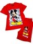 Yazlık Mickey Mouse Baskılı Şortlu Çocuk Takım 1