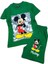 Yazlık Mickey Mouse Baskılı Şortlu Çocuk Takım 1